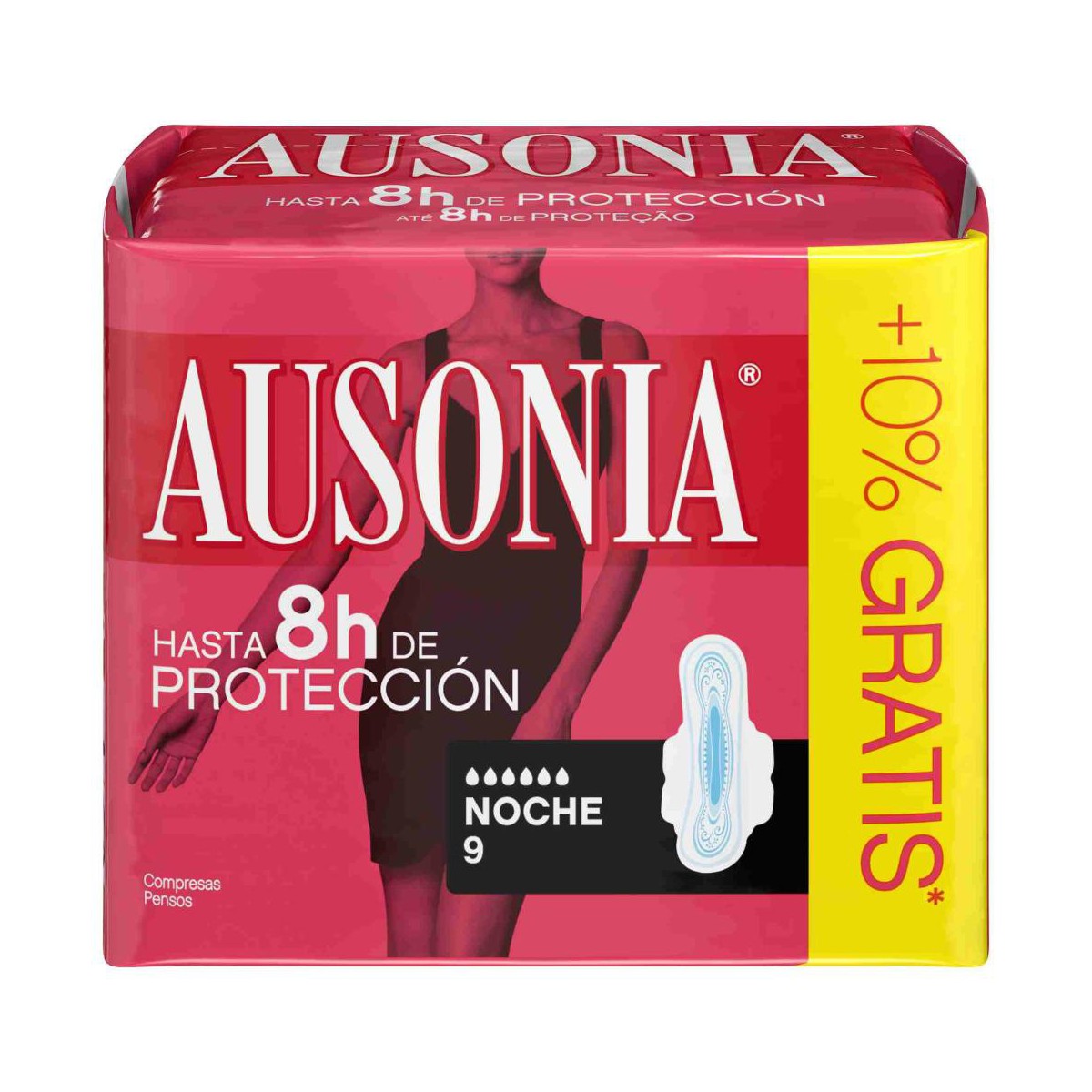AUSONIA ULTRA ALAS NOCHE 9 UDS