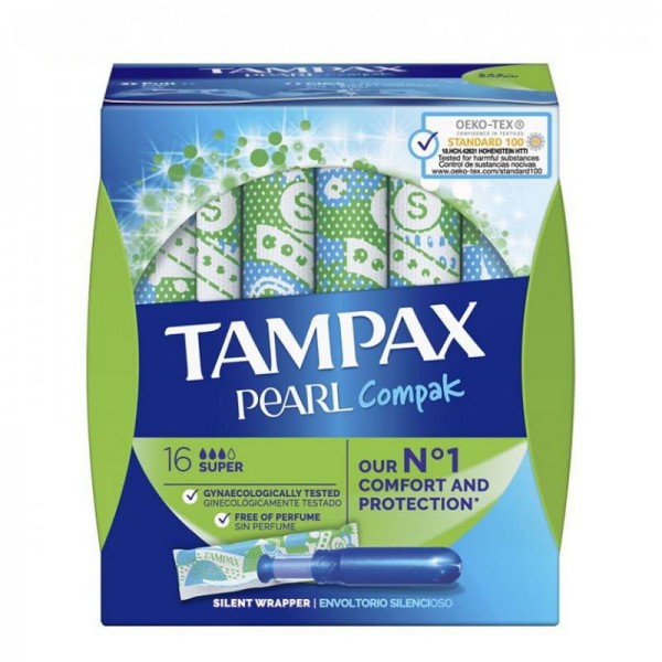 TAMPAX PEARL COMPAK 16 SUPER