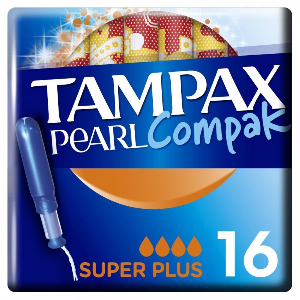 TAMPAX COMPAK PEARL SUPE R PLUS 16 UDS
