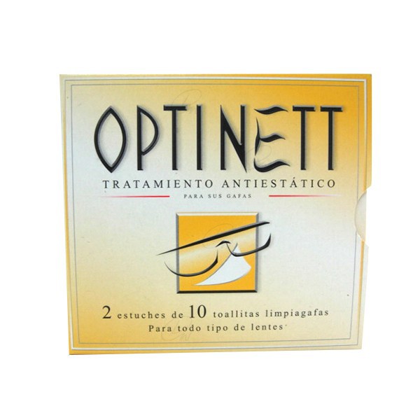 OPTINETT TOALLITAS LIMPIAGAFAS 20 TOALLITAS