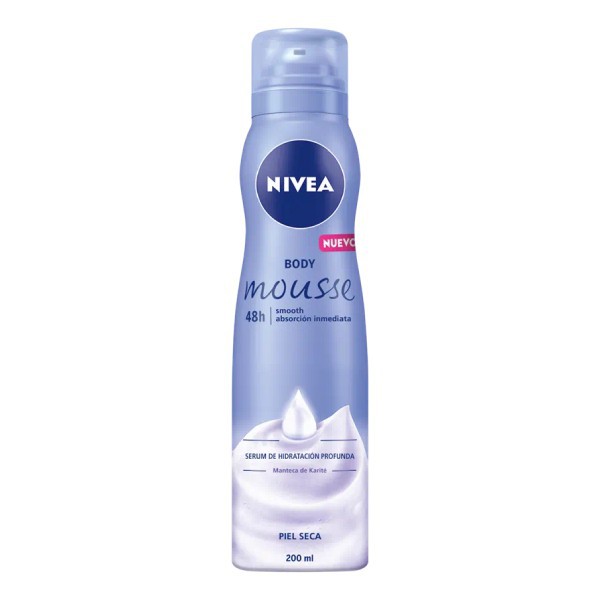 Nivea Body Mousse Smooth piel seca