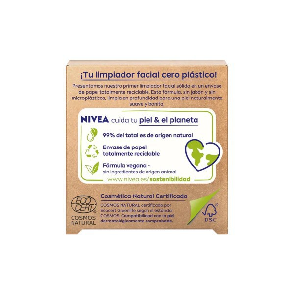 NATURALLY CLEAN EXFOLIANTE FACIAL SÓLIDO LIMPIEZA PROFUNDA