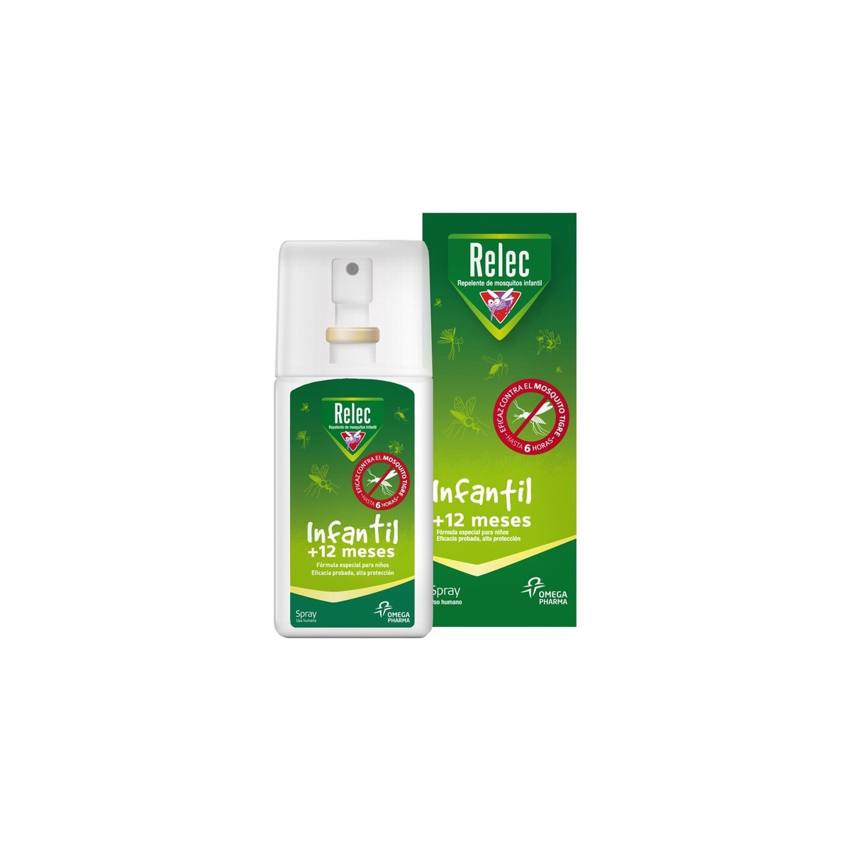 Repelente de mosquitos infantil +12 meses 