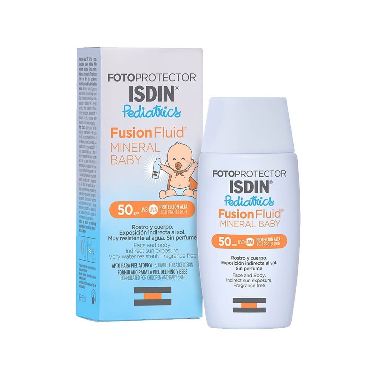 Fotoprotector ISDIN Fusion Fluid Mineral Baby...
