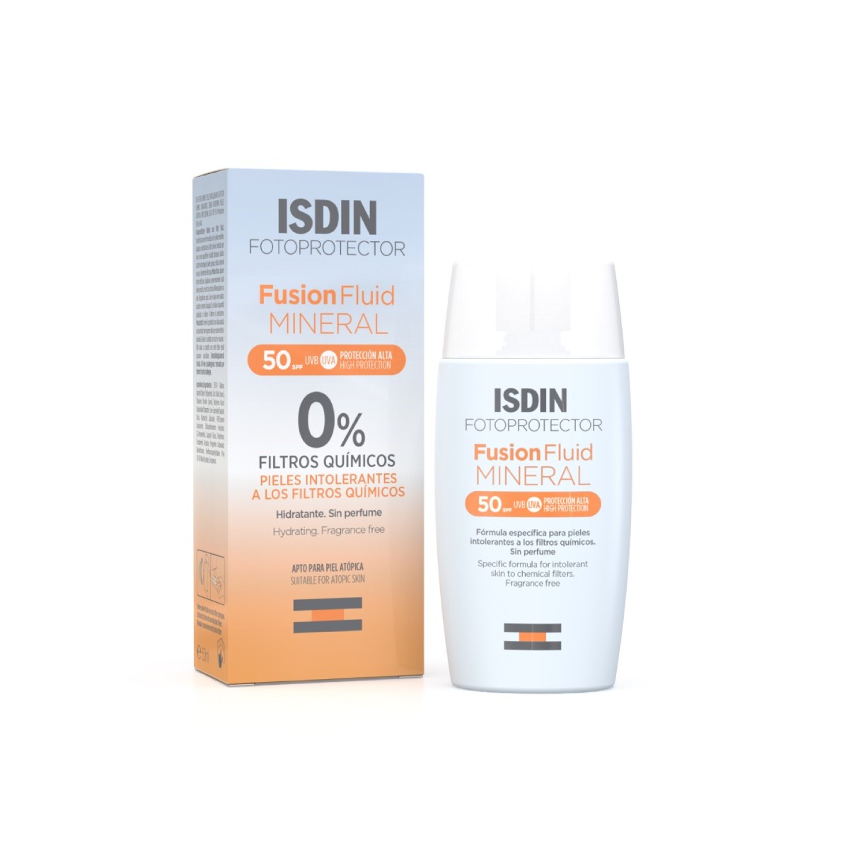 Fotoprotector ISDIN Fusion Fluid MINERAL SPF 50