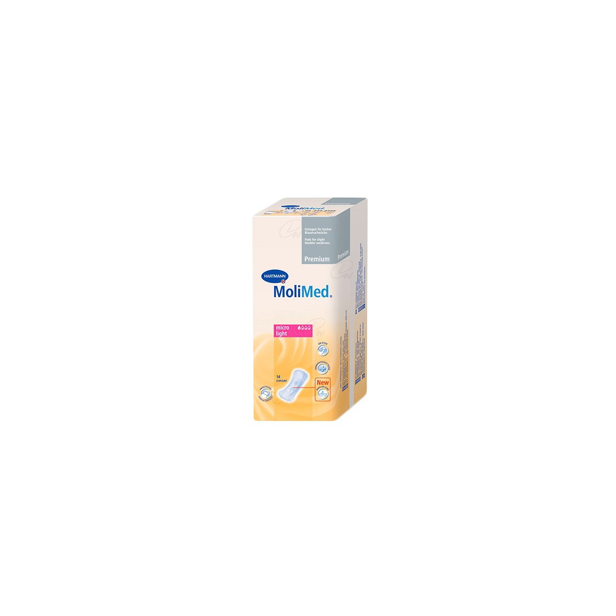 ABSORB INC ORINA LIGERA MOLIMED MICROLIGHT 14 U