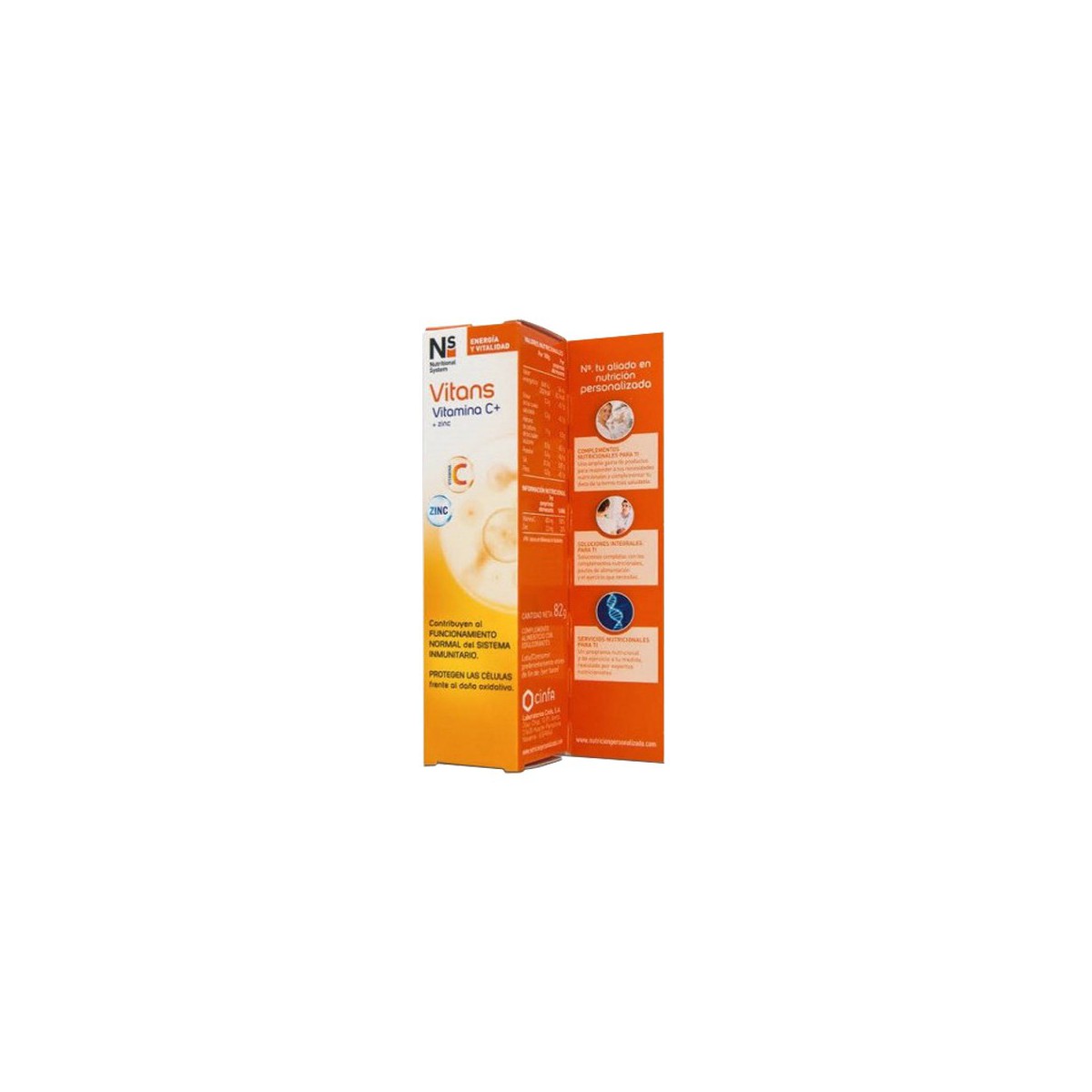N+S VITANS VITAMINA C + ZINC