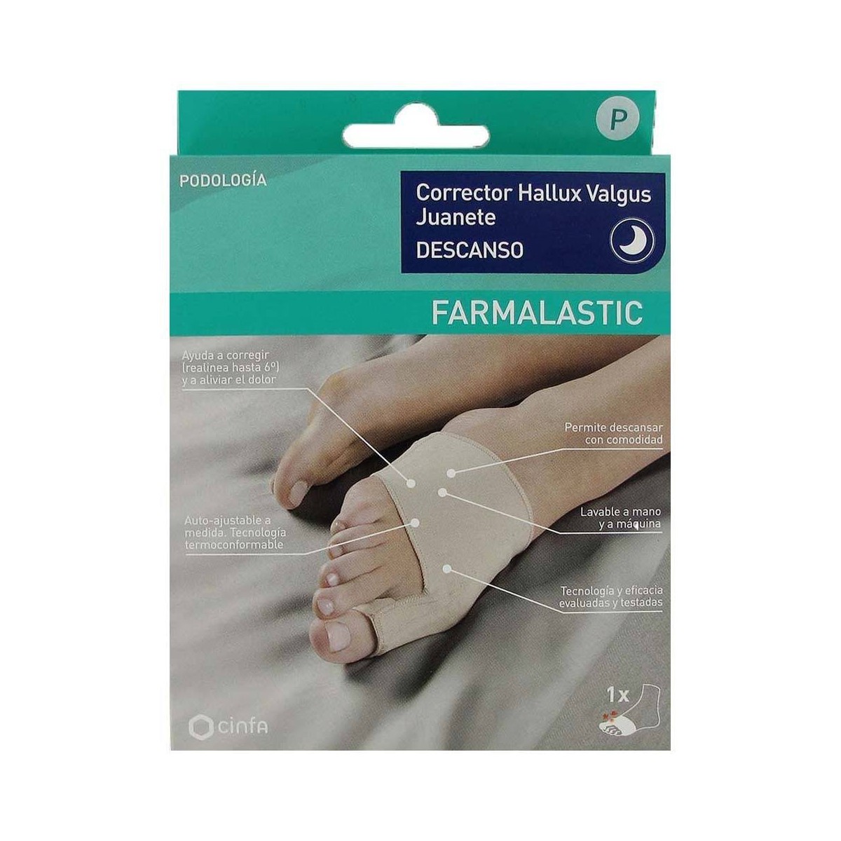 FARMALASTIC CORRECTOR H VALGUS JUANETE